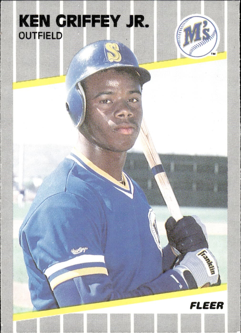 Ken Griffey Jr. Rookie 1989 Fleer #548 Seattle Mariners