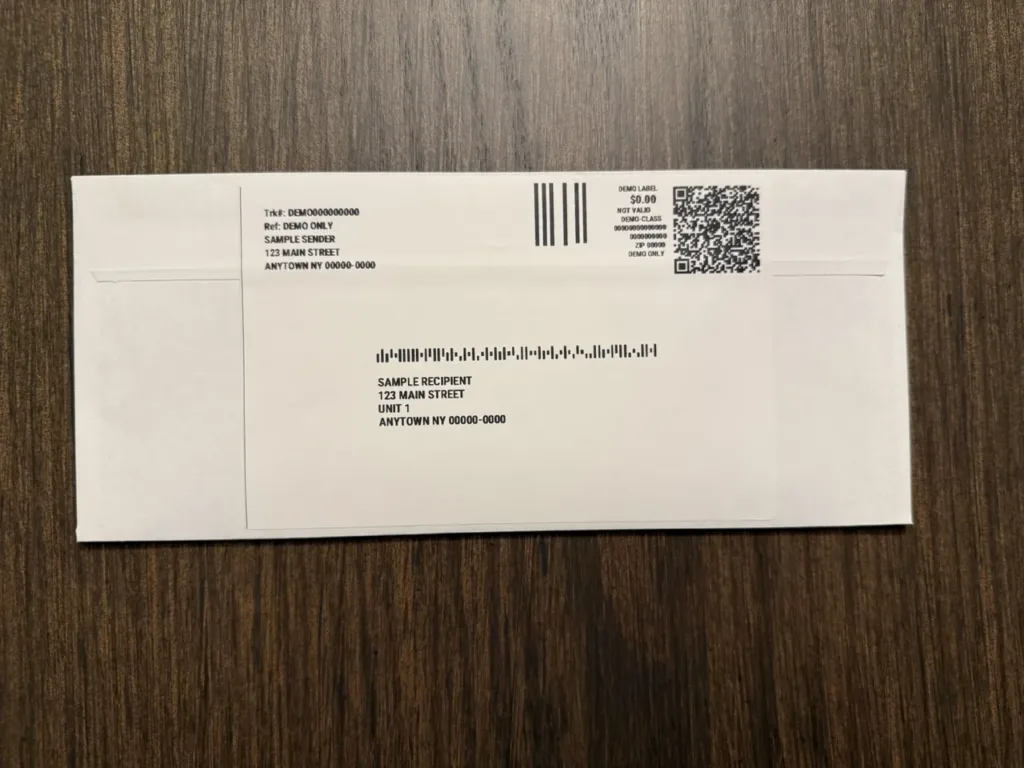 ESE Shipping Label