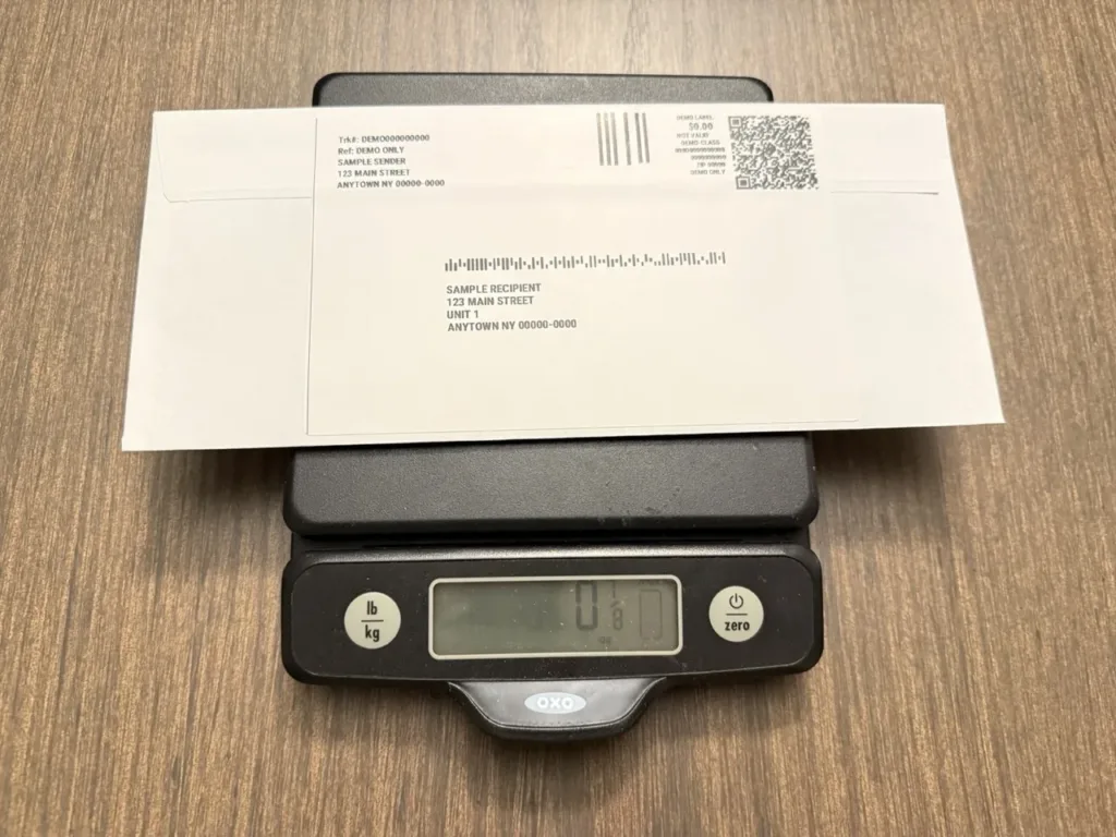 ESE shipping weight